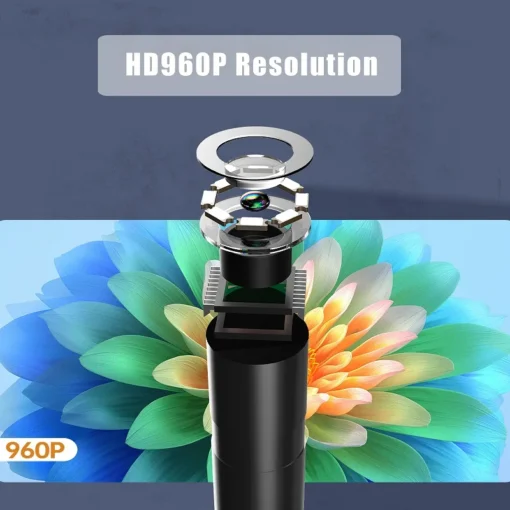 Industrial Endoscope HD960P Wired Camera Direct Connect with IPhone Ipad 8MM5.5.MM Pipe Inspection Borescope IP68 Waterproof LED 2