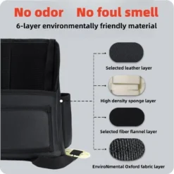 Car Seat Middle Hanger Storage Bag Luxury Auto Handbag Holder Between Seats Tissue Water Cup Pockets Stowing Tidying 4