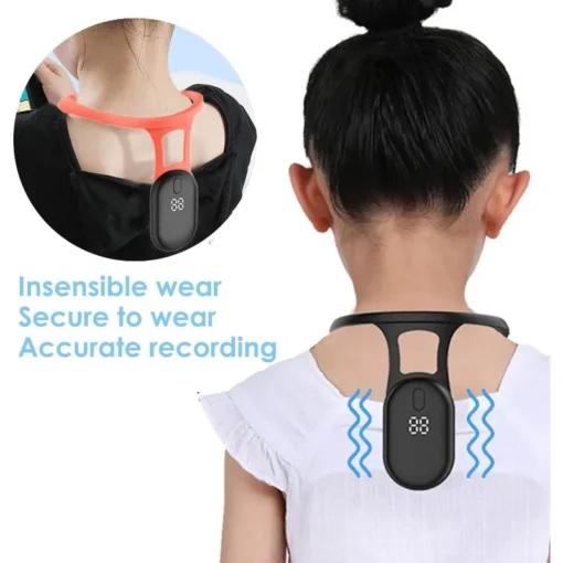 Ultrasonic Neck Instrument Portable Lymphatic Soothing Body Sculpting Neck Massager Intelligent LCD Sitting Posture Reminder 3