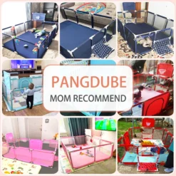 PANGDUBE Baby Playpen Kids Playground for Babies Fence for Children Ball Pit Pool Baby Playground Baby Safety Fence 6