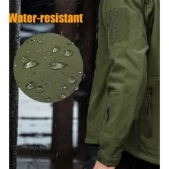 Military Outdoor Jackets Men Shark Skin Soft Shell Tactical Waterproof Windbreaker Army Combat Jacket Mens Hooded Bomber Coats 5