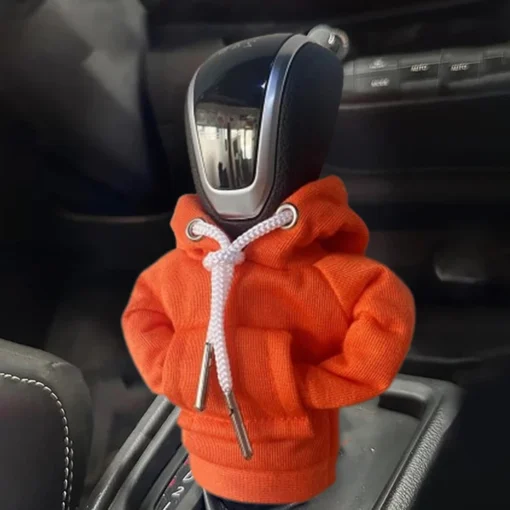 Gear Shift Knob Hoodie Poleron Change Speed Lever Sweatshirt Car Gear Shift Cover Hoodie Car Gearbox Hood For Car Gear Lever 3