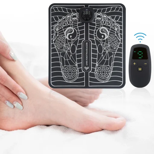 Electrical Foot Mat EMS Muscle Stimulation For Contraction Relax Shape Legs Relieve Ache Pain Reduce Injuries USB Charging 2