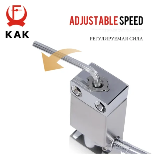 KAK Stainless Steel Automatic Spring Door Closer Door Closing Device Can Adjust The Door Closing Device Furniture Door Hardware 4