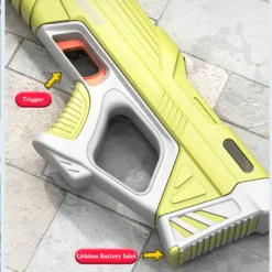 2023 Full Electric Automatic Water Storage Gun Portable Children Summer Beach Outdoor Fight Fantasy Toys for Boys Kids Game 4