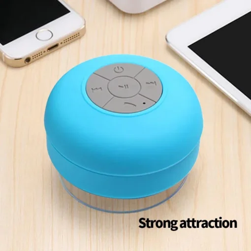 Bathroom waterproof wireless Bluetooth speaker large suction cup mini portable speaker outdoor sports stereo speaker 3