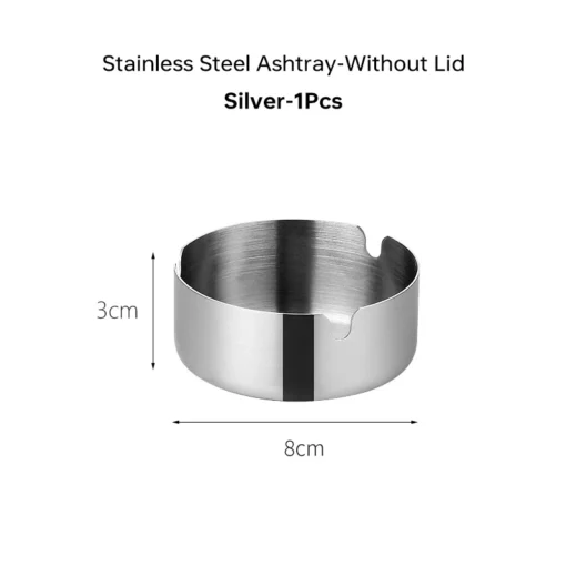 Creative Ashtrays With Lid Walnut Wood Desktop Ashtray Stainless Steel Windproof Ash Tray for Smoking Office Home Decoration 8