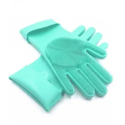 Dishwashing Cleaning Gloves Magic Silicone Rubber Dish Washing Gloves for Household Sponge Scrubber Kitchen Cleaning Tools 11