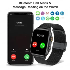 2024 HK9 Pro MAX Smart Watch 9 Mens Women AMOLED HD Screen Heart Rate Blood Pressure NFC Bluetooth Call Smartwatch For Sport 2