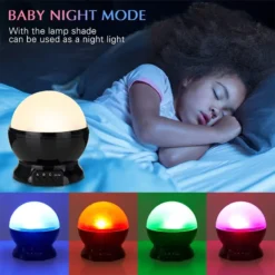 Starry Projector Night Light Rotating Sky Moon Lamp Galaxy Lamps Home Bedroom DecorationStarlight Christmas Lights for Kids Gift 5