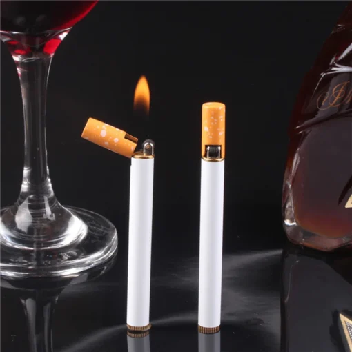 Hot Creative Simulation Cigarette Lighter Personalized Portable Unusual Kerosene Lighter Men's Gift 3