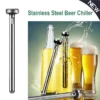 1pc Stainless Steel Beer Chiller Stick Beer Chiller Stick Portable Beverage Cooling Ice Cooler Beer Kitchen Tools Party Supplies 1