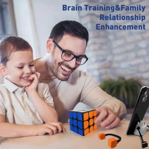 GiiKER Electronic Bluetooth Speed Cube Real-time Connected STEM Smart Cube 3x3 Companion App Support Online Battle with Cubers 3