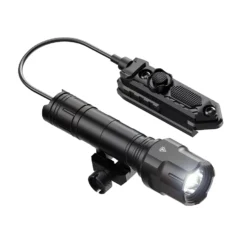1200 Lumen Tactical Flashlight Matte Black Aluminum LED Weapon Light with Mlok System Remote Pressure Switch for Picatinny Rail 1